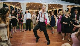 16' x 16' Black and White OR Hardwood Dance Floor