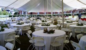 White Samsonite Chair