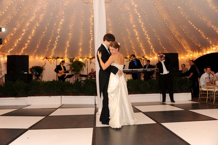 Pole Tent Interior + BW Dancefloor